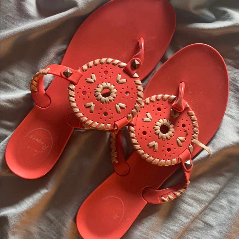 Jack Rogers jelly sandals